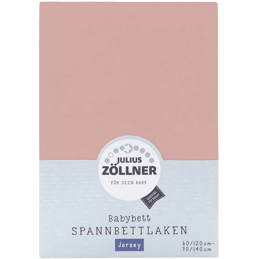 JULIUS ZÖLLNER Betræklagen Jersey blush 70 x 140 cm