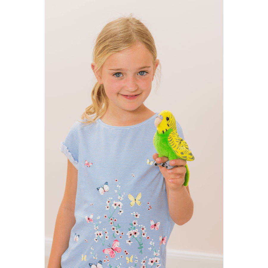 Teddy HERMANN Pappagallo budgie 13 cm AR6630