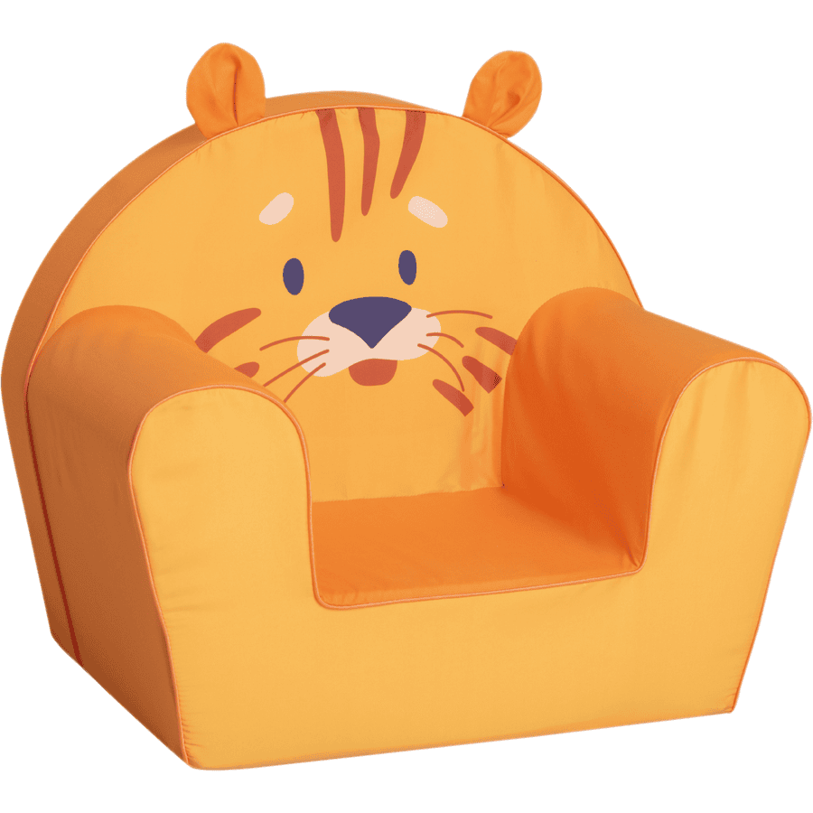 knorr toys® Fauteuil enfant tigre mousse