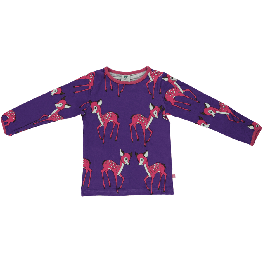 Smafolk Langarmhemd Hirsch Imperial Purple