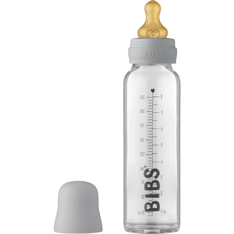 BIBS Babyflaske komplet sæt 225 ml, Cloud