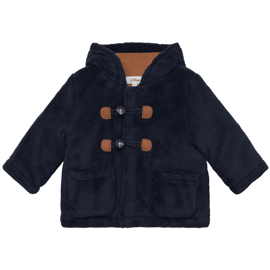 s. Olive r Manteau bleu foncé