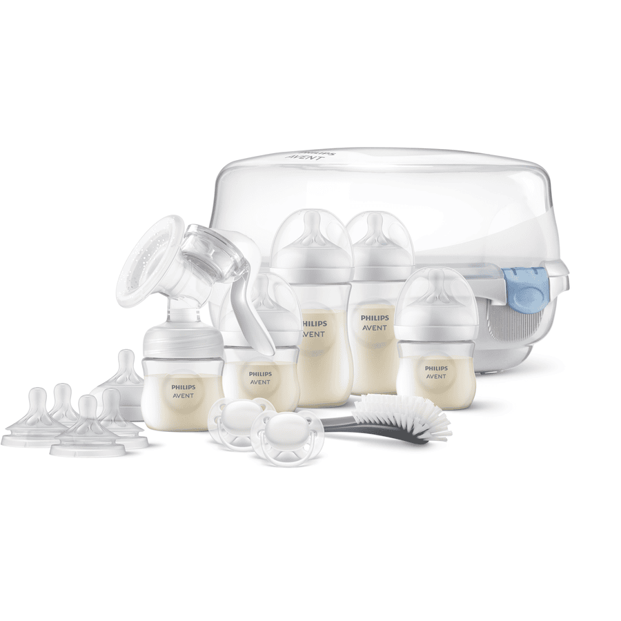 Philips Avent Aloitussetti SCD430/50, jossa on manuaalinen rintapumppu