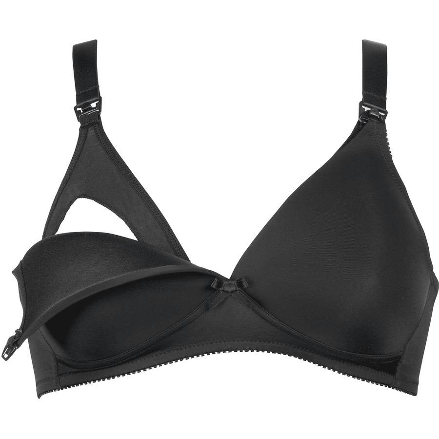 NATURANA wattierter Still-BH B-Cup schwarz