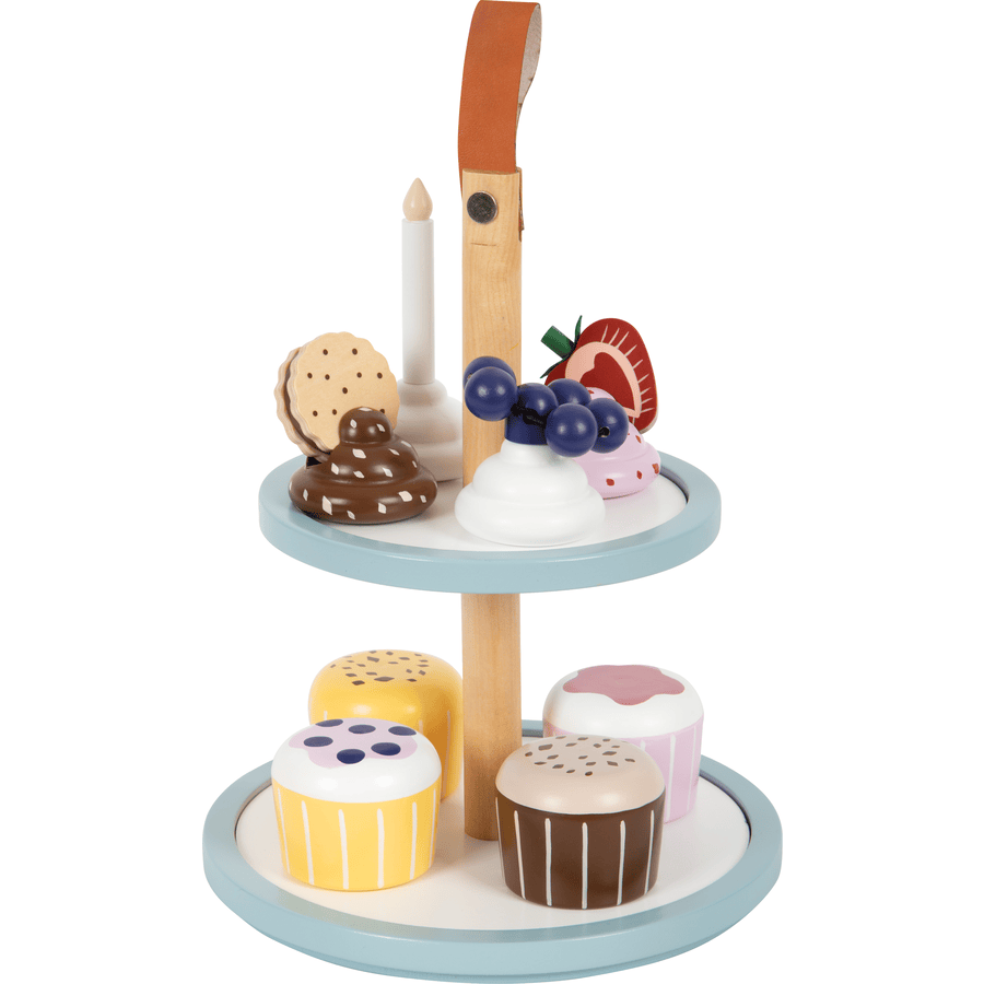 small foot® Étagère à cupcakes pour cuisine enfant tasty bois