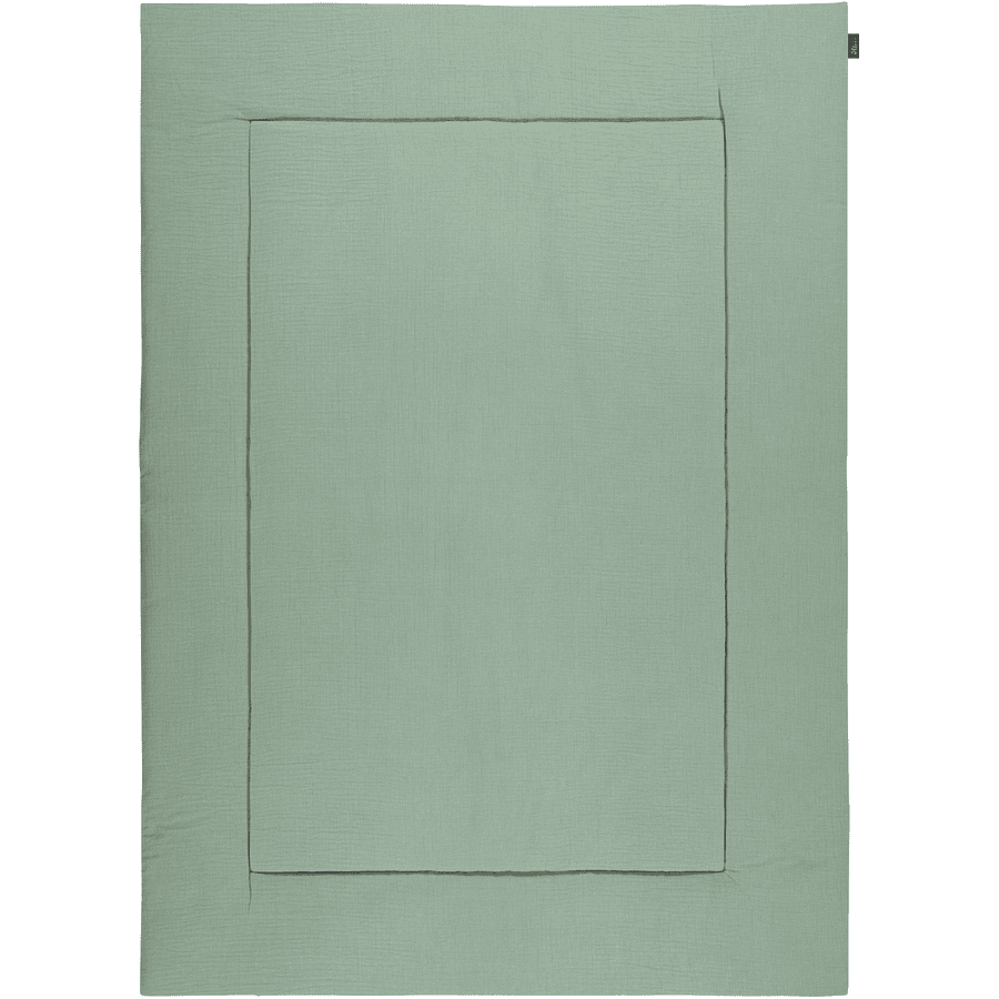 Alvi® Tapis d'éveil gaze Granite vert 100x135 cm