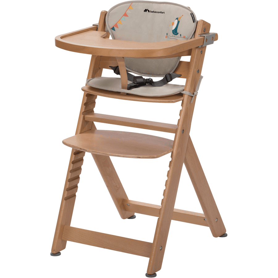 Bebeconfort kinderstoel Timba met cushion Natwood/Happy Day