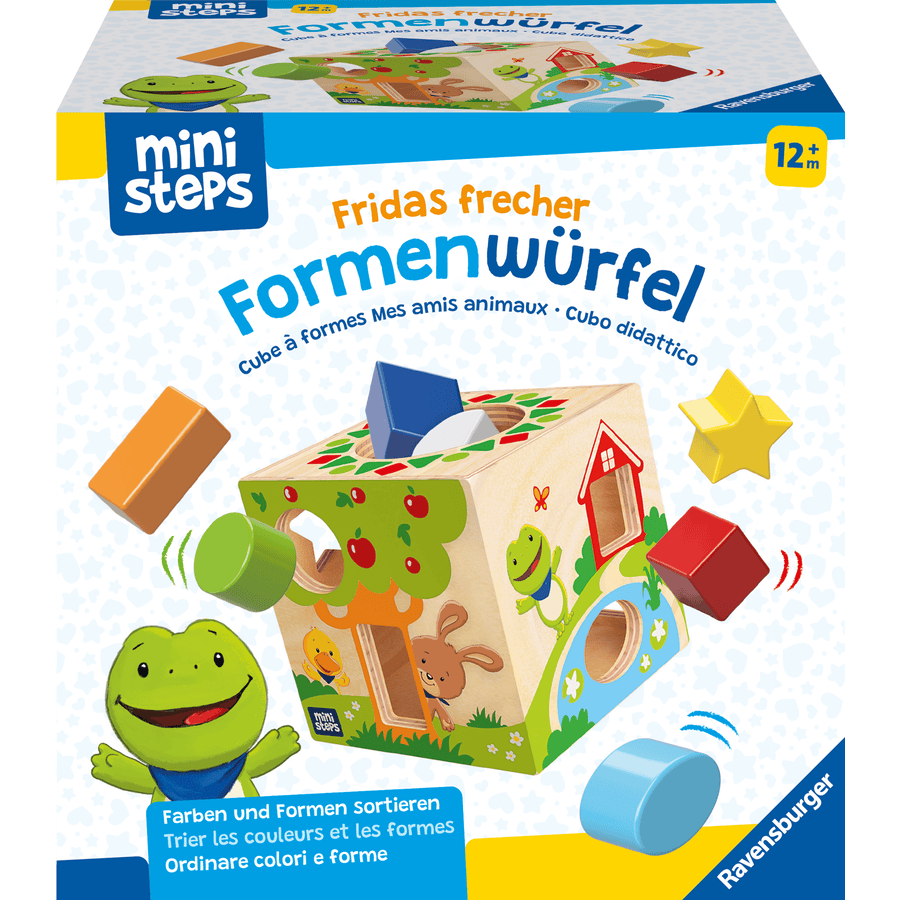 Ravensburger mini steps ® Cubo di forme sfacciate di Frida