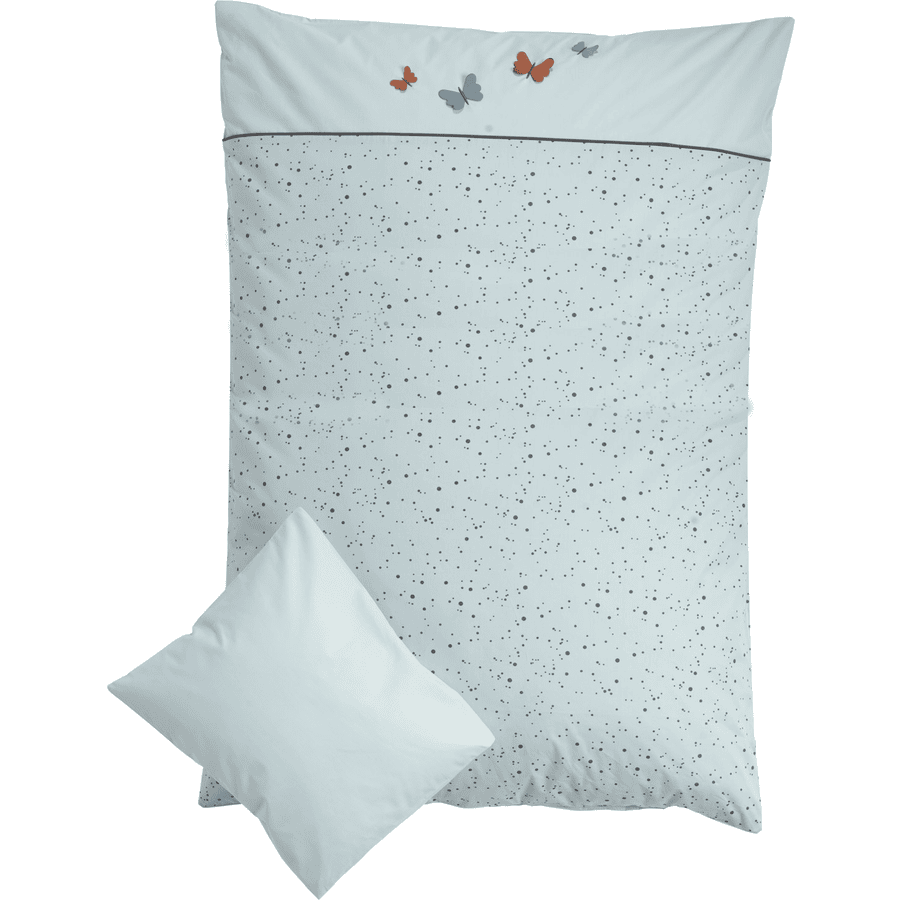 Be Be 's Collection Bed Linen 3D Butterfly Mint 100 x 135 cm