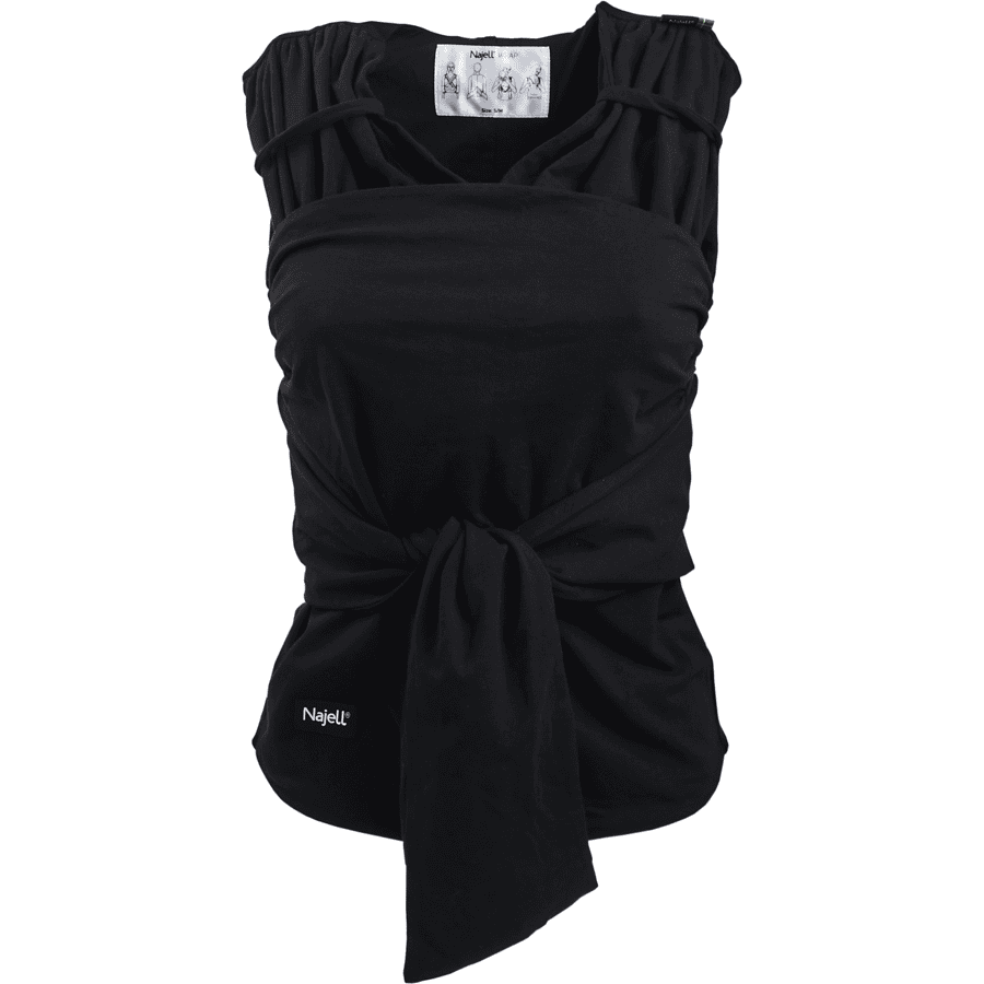 Najell Bæresjal Wrap Charcoal Black 