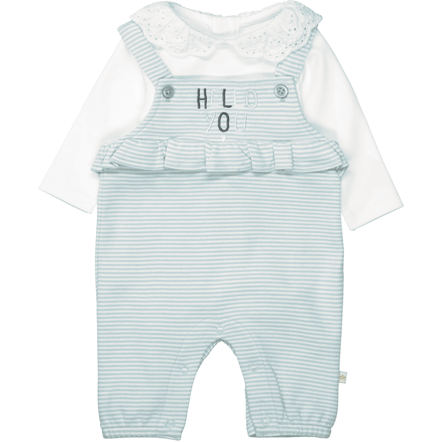 Staccato  romper+paita aqua sky raidallinen 