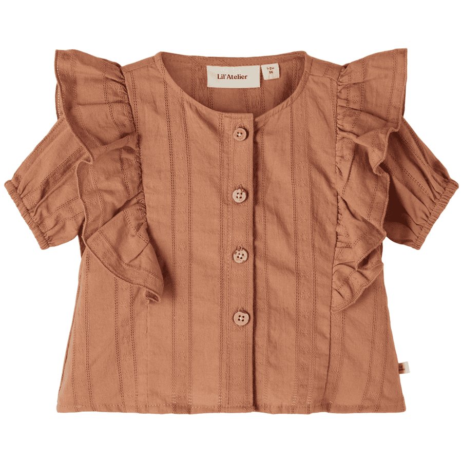 Lil'Atelier Bluse Nbfhunja Mocha Mousse