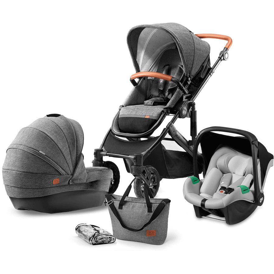 Kinderkraft Kombikinderwagen PRIME 2  3in1 Shadow Grey