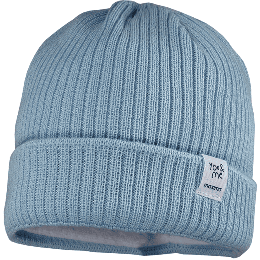 Maximo Beanie blå washed 