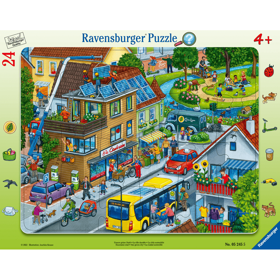 Ravensburger Rampussel - Vår gröna stad 24 bitar