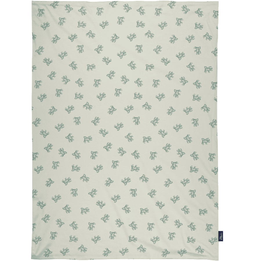 Alvi® Plaid enfant coton bio Teddy 1961 75x100 cm