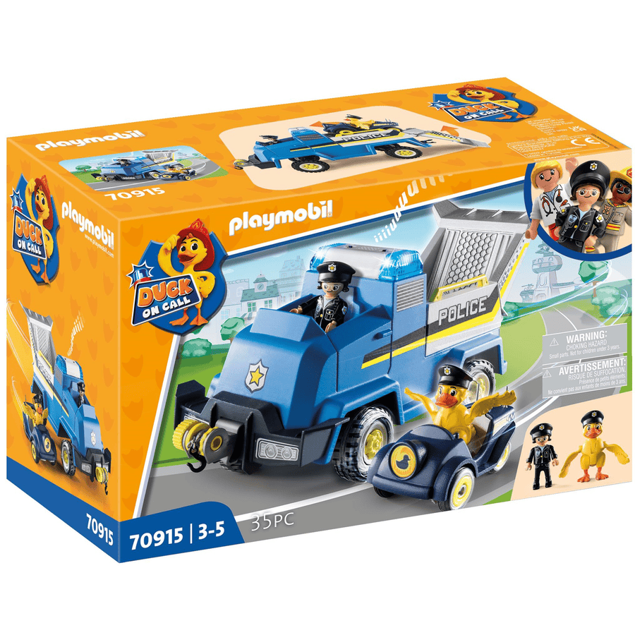 PLAYMOBIL® Figurine véhicule de police Duck on Call 70915