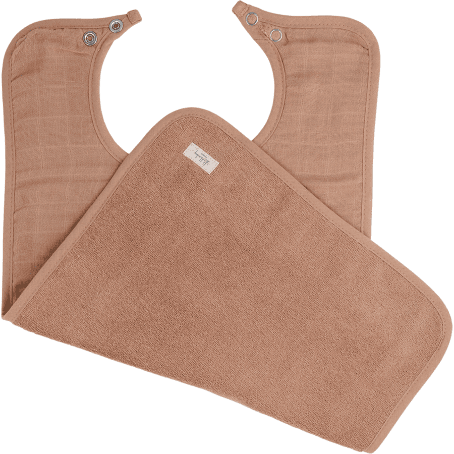 Lullaby Planet  Bavaglino 50x30 cm Marrone nocciola