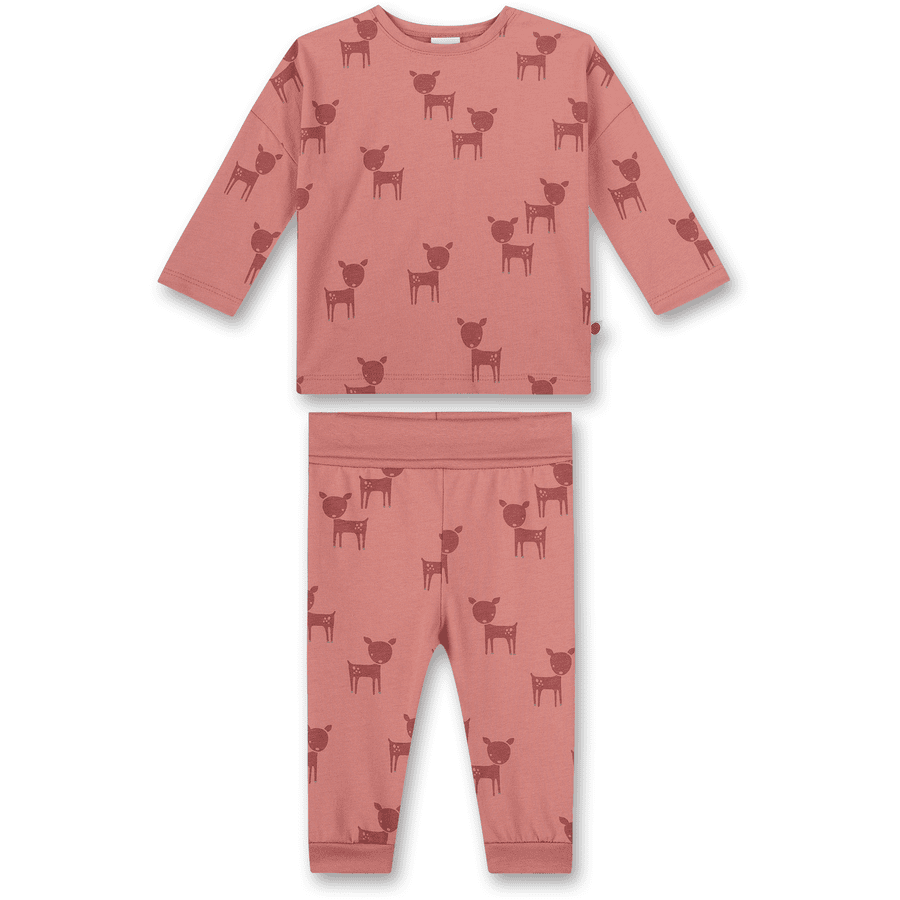 Sanetta Pijama infantil Bambi rosa oscuro 