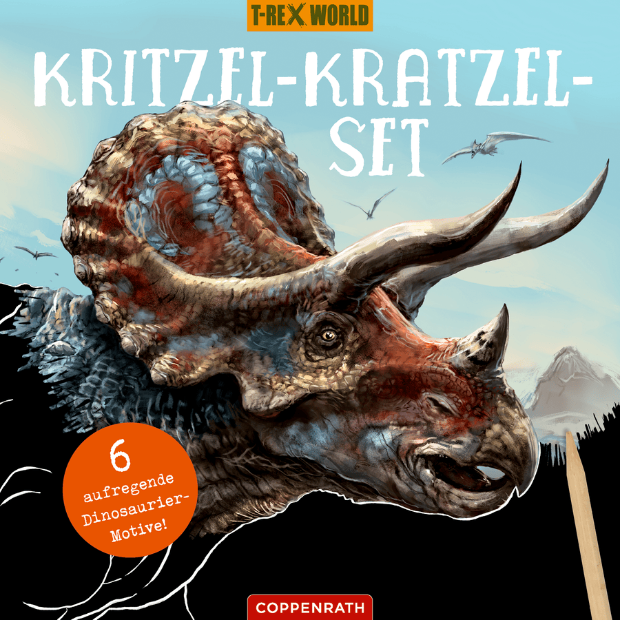 SPIEGELBURG COPPENRATH Doodle-raaputussarja (Triceratops) T-Rex (T-Rex) World 