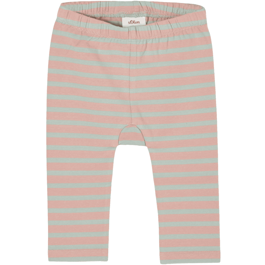 s. Olive r Legíny light pink stripes 