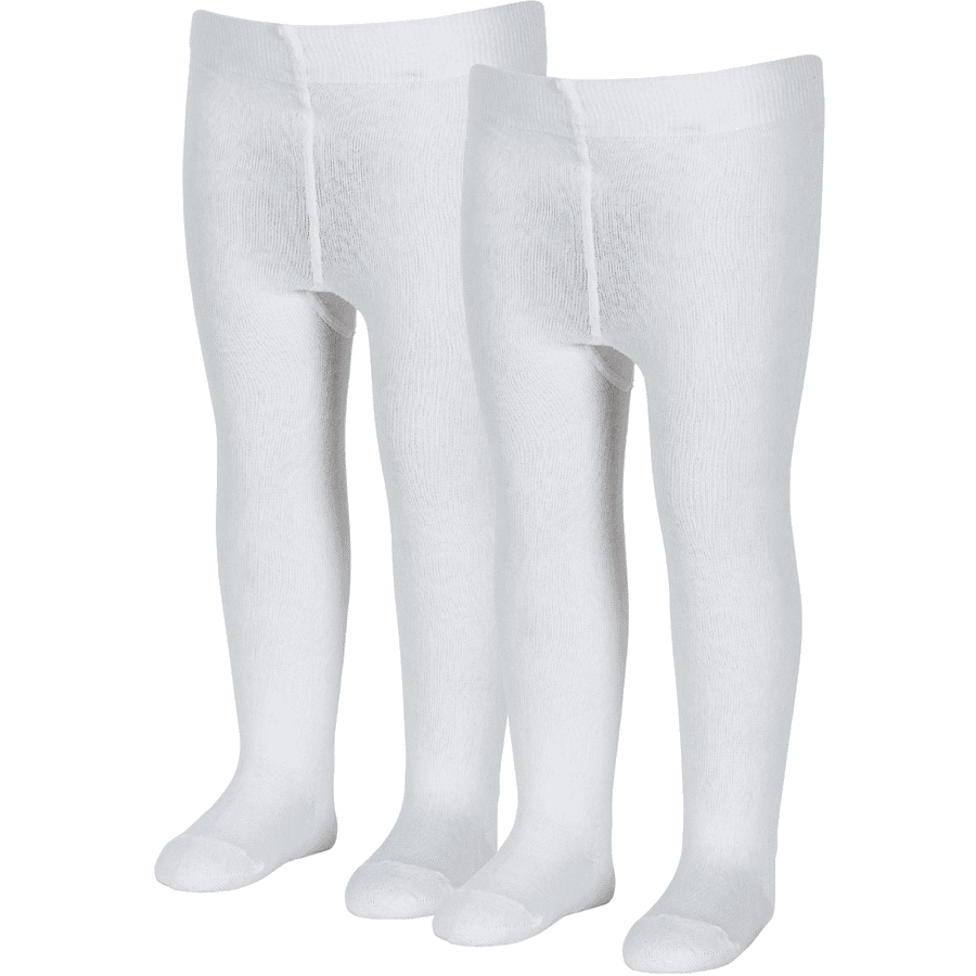 Sterntaler Panty's uni dubbelpakkingswit