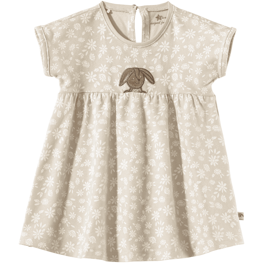 Sterntaler Robe de bébé beige à fleurs 