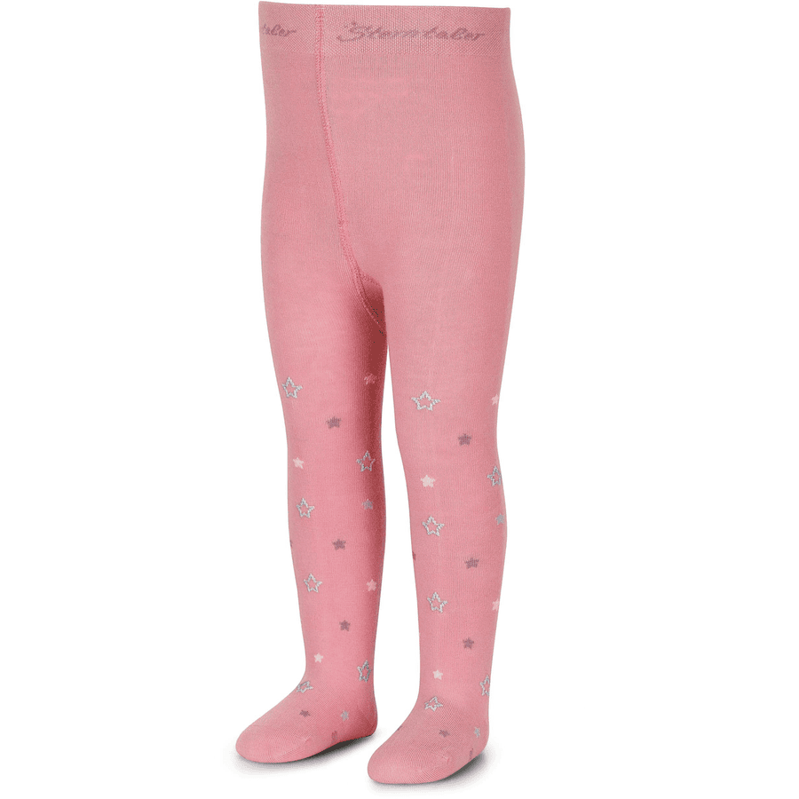 Sterntaler Collants enfant étoiles rose