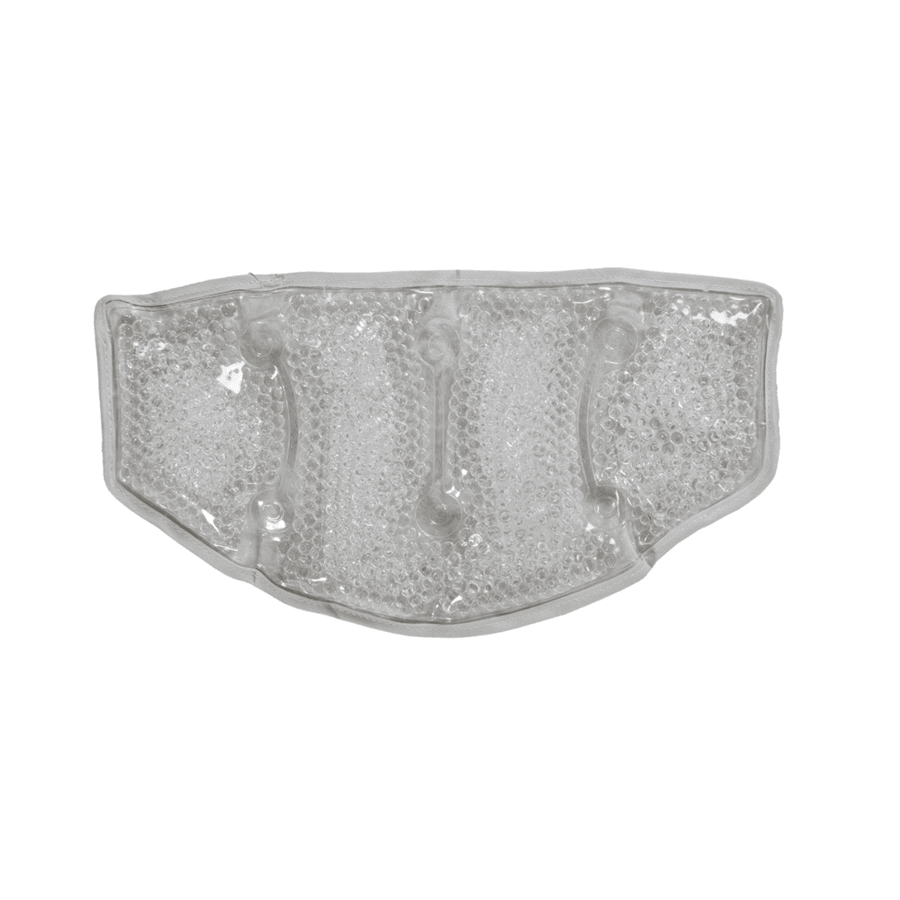 fashy ® Almohada para cuello y hombros con perlas de gel, gris