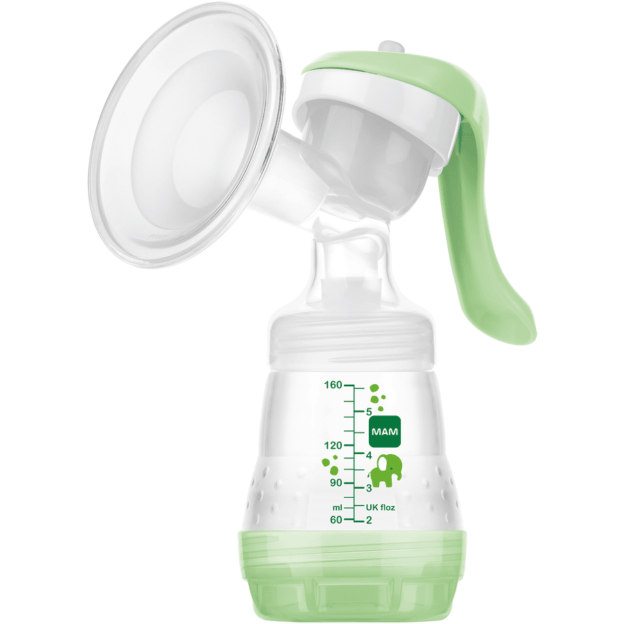 MAM Handmilchpumpe kompakt grün