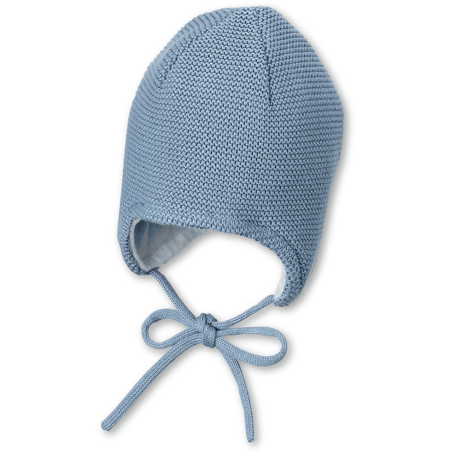 Sterntaler Dzianinowa czapka w kolorze niebieskim 