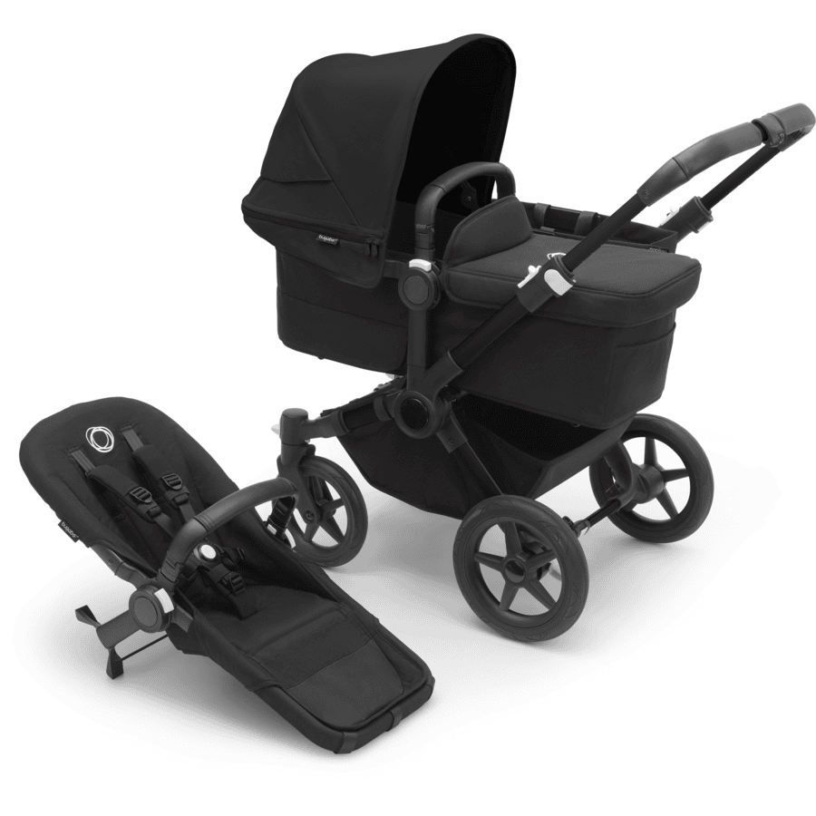 bugaboo Kombikinderwagen Donkey 5 Mono Complete Black/Midnight Black