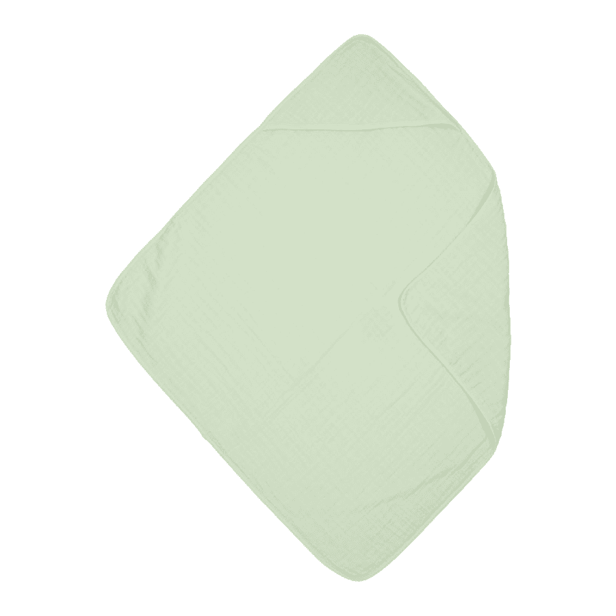 MEYCO Musslin hupullinen pyyhe Uni Soft Green 80 x 80 cm 80 x 80 cm