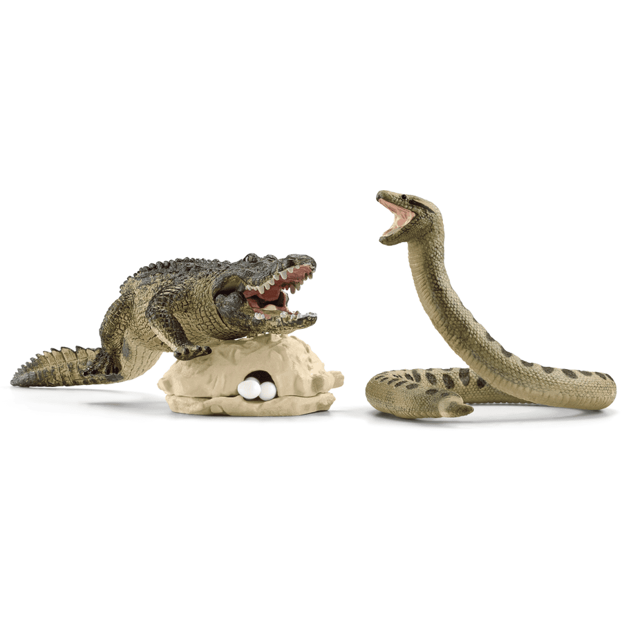 schleich® Figurine duel alligator anaconda 42559
