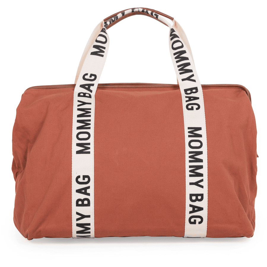 CHILDHOME Wickeltasche Mommy Bag Signatur Canvas terracotta