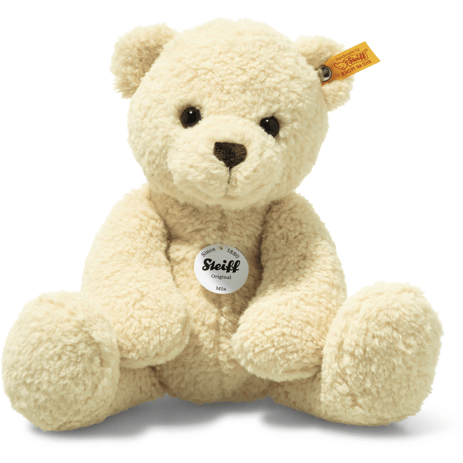 Steiff Plyšový medvídek Mila vanilka, 30 cm