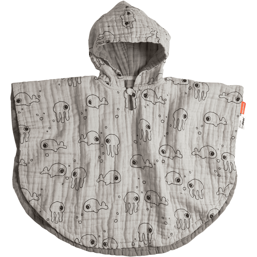 Done by Deer ™ Bathing Poncho Grey