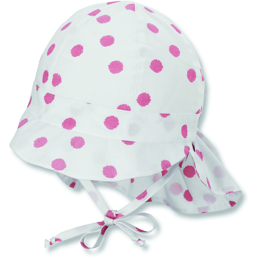 Sterntaler Schirmmütze mit Nackenschutz rosa

