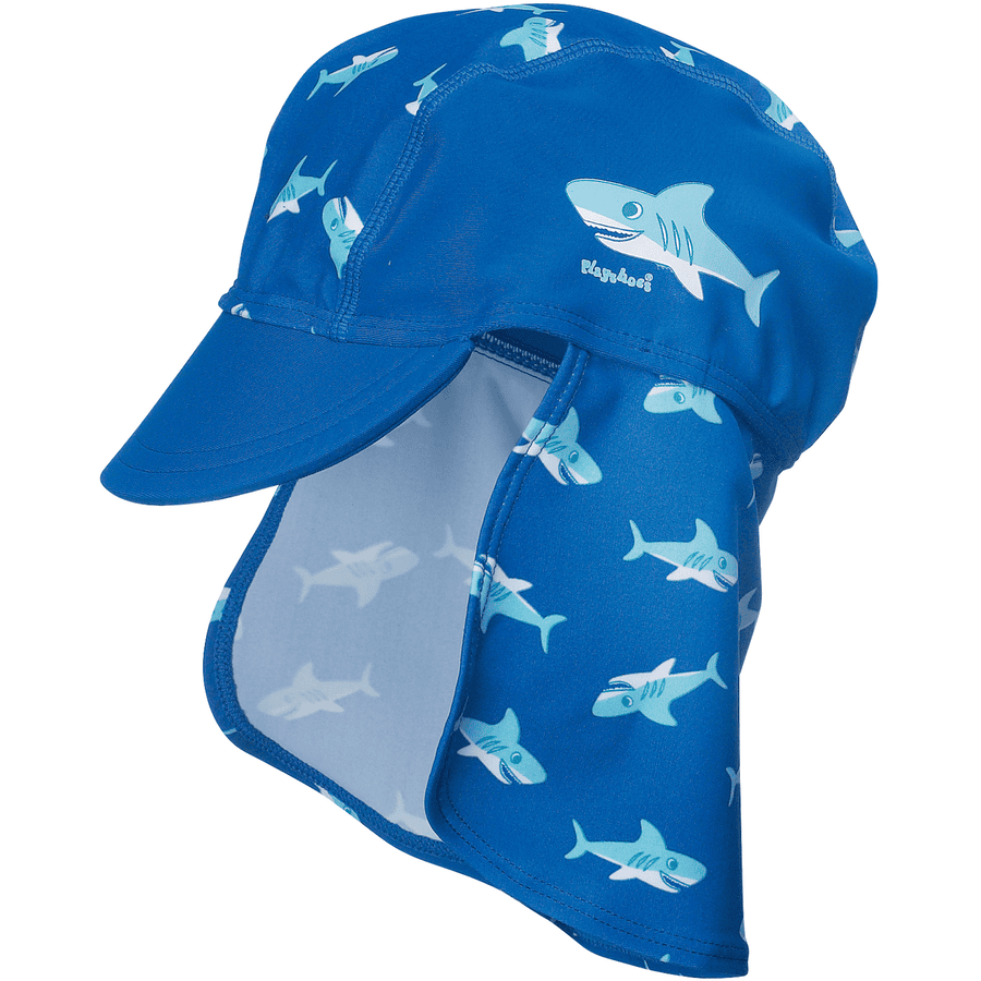Playshoes UV-Schutz Schirmmütze mit Nackenschutz Hai