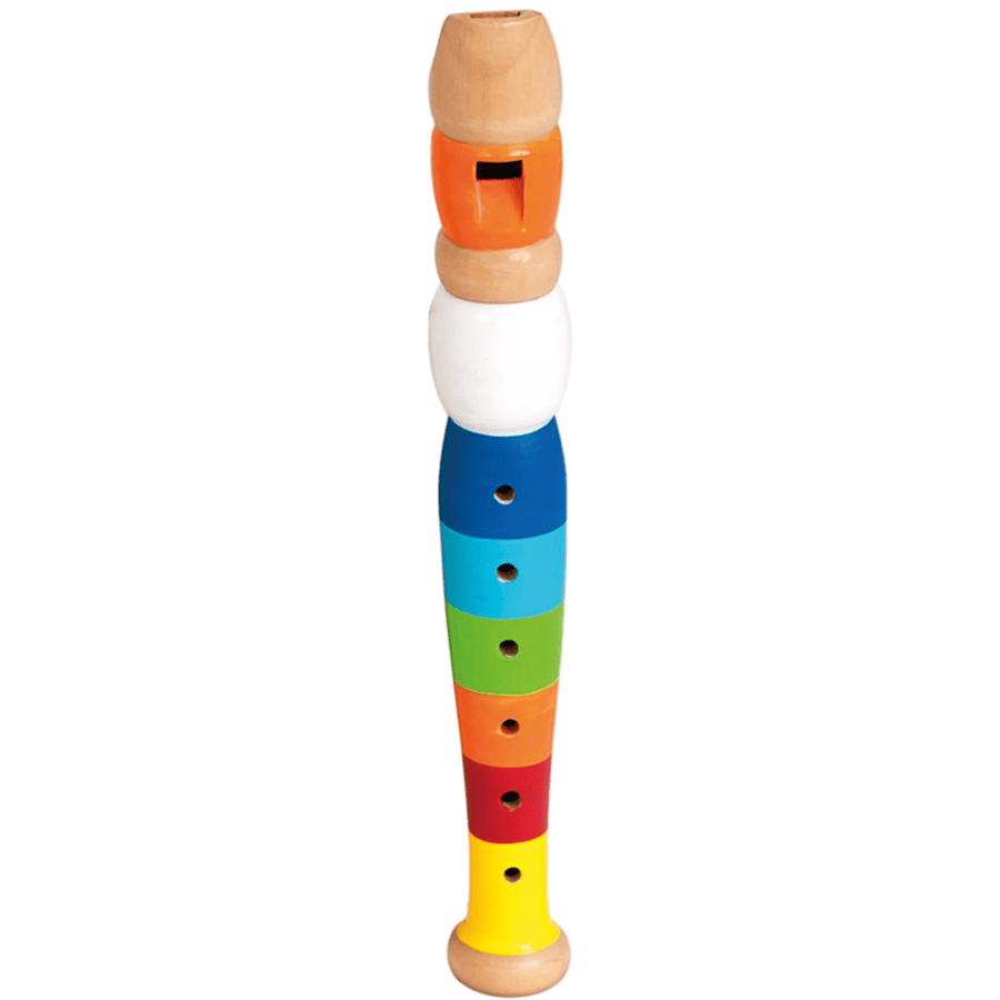 Bino Flûte à bec enfant, bois multicolore 86581