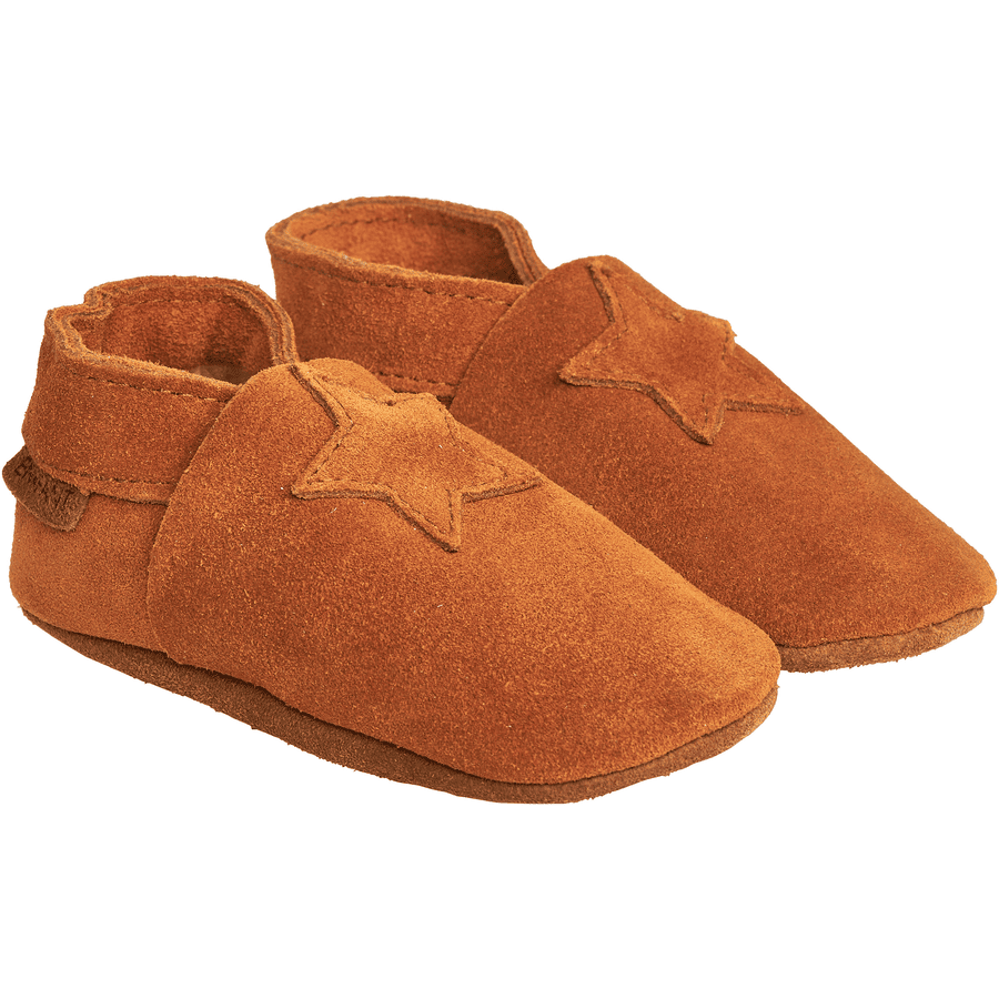 EN FANT Elastic Slipper Wildleder Leather Brown
