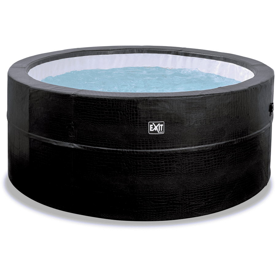 EXIT Leather Premium Whirlpool ø 184 x 73 cm - zwart