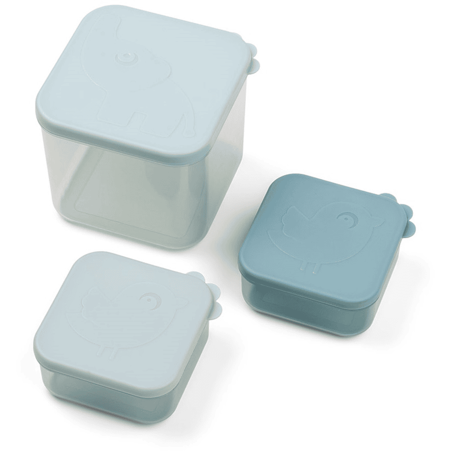 Done by Deer™ Pot de conservation repas M, Elphee PP bleu lot de 3