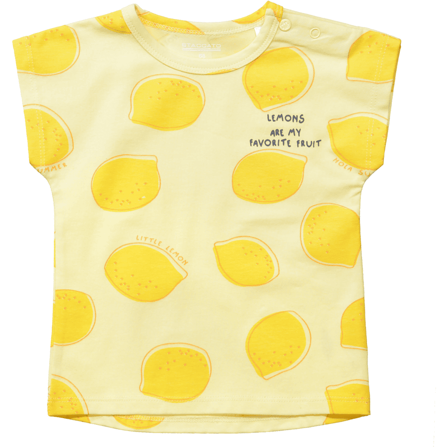 Staccato  T-shirt lemon met patroon 