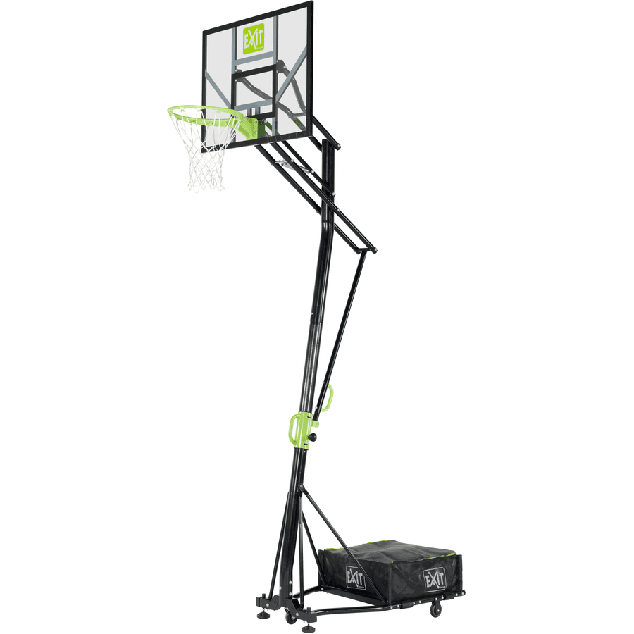 EXIT Galaxy flytbar Basket boldkurv på hjul - grøn/sort