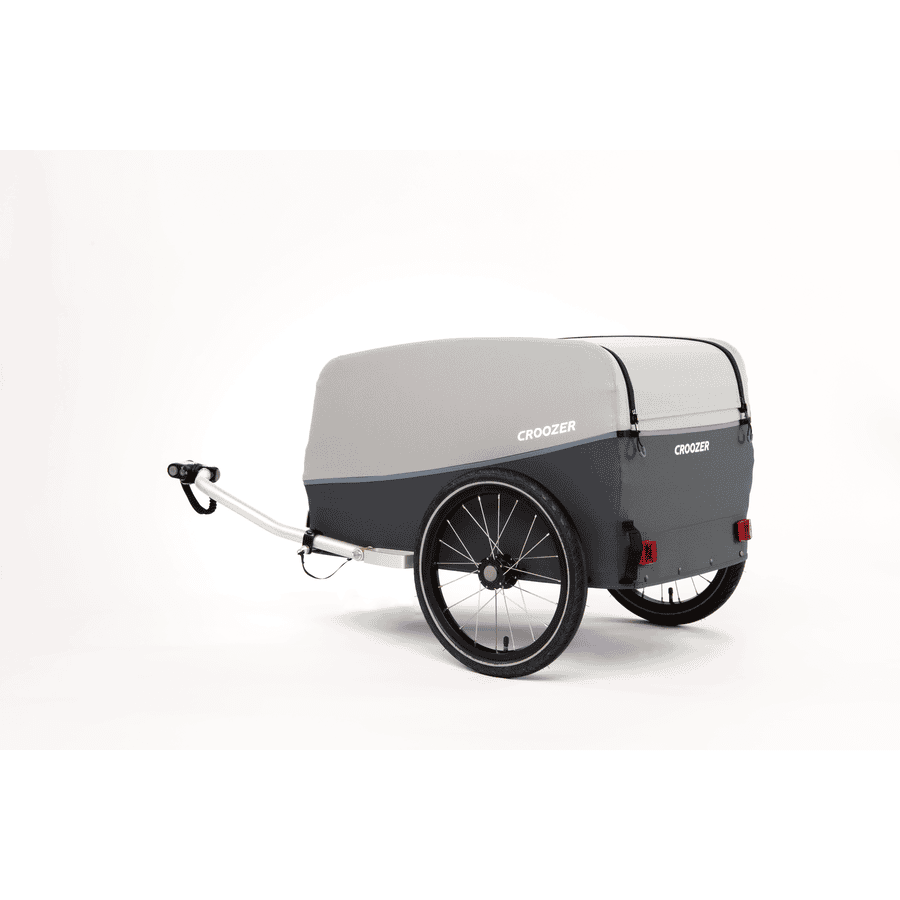 CROOZER Rimorchio per biciclette Cargo Pakko Stone Grigio