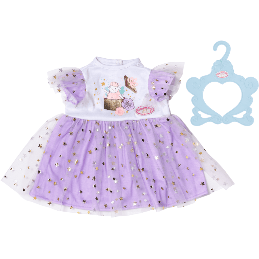 Zapf Creation Bebé Annabell® vestido tutú púrpura, 43cm