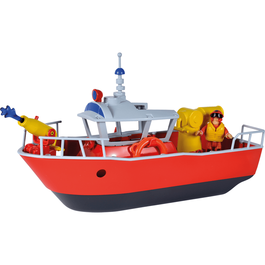 Simba Figurine bateau de sauvetage Titan Sam le pompier