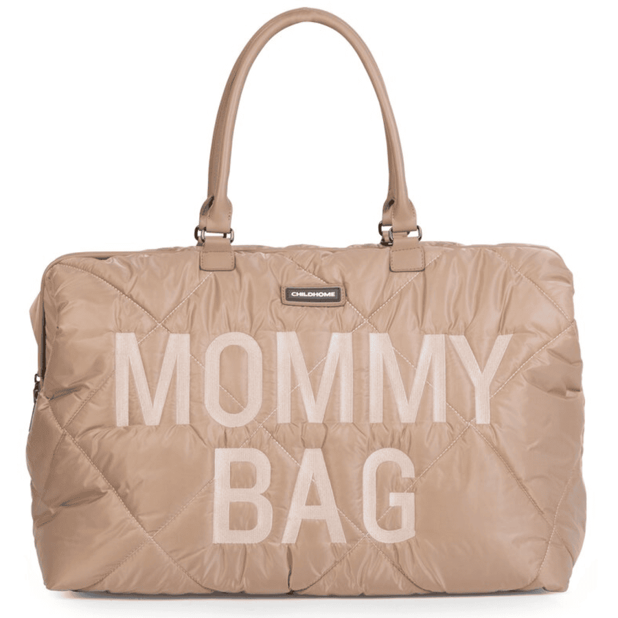 CHILDHOME Borsa fasciatoio Mommy Bag trapuntata, beige