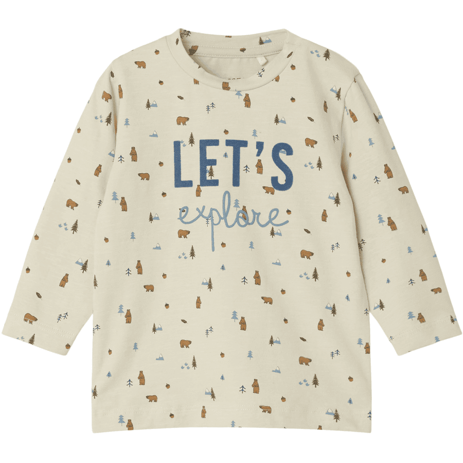 name it T-shirt à manches longues Nbmossy Summer Sand 